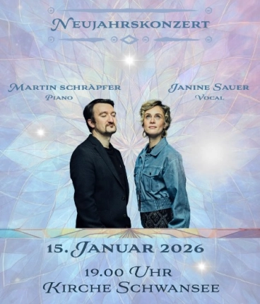 „Light Lines“ Neujahrskonzert mit Janine Sauer und Martin Schräpfer